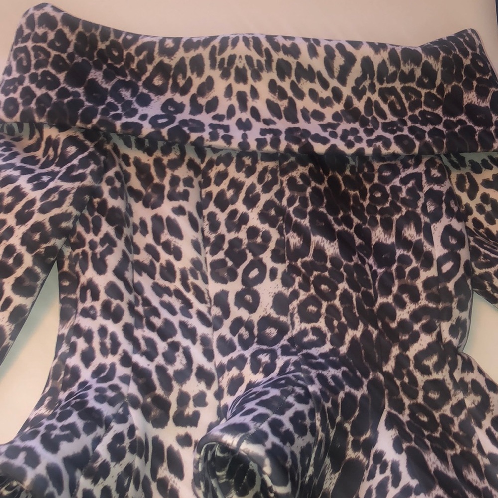 Off The Shoulders Zebra Print Top By RAQUEL (new w/o tags)